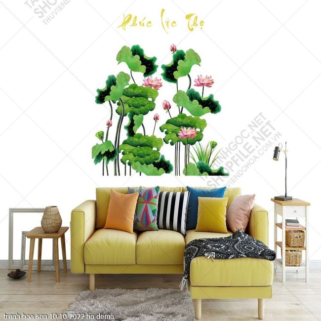 tranh hoa sen 10 10 2022 ho